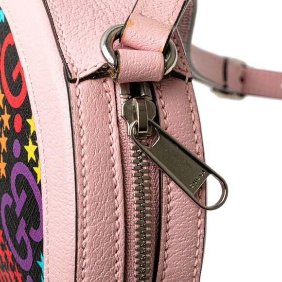 GUCCI Authentic Pink Leather Shoulder Bag - Picture 7 of 12